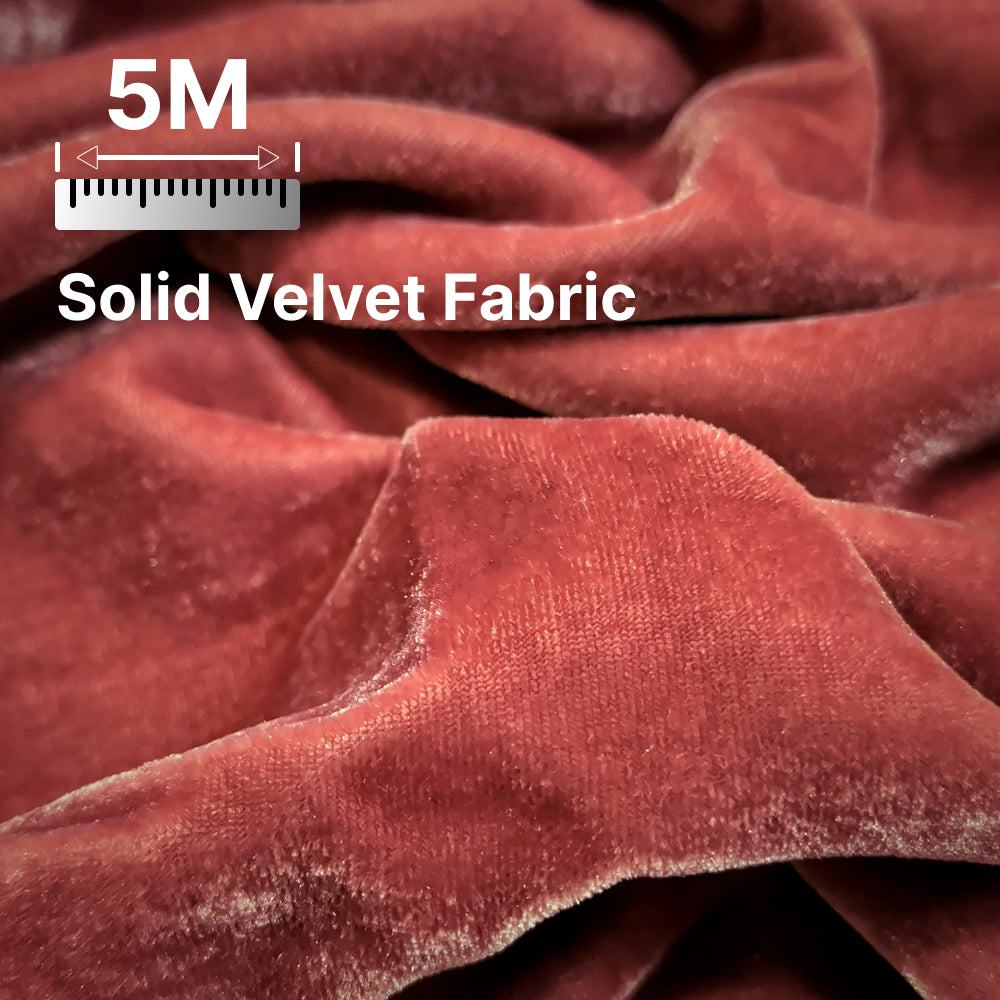 Premium Solid Velvet Fabric for Blouse, Lehenga, Gown, Kurti & Home Decor | 44 Inch Width | 200–220 GSM | Multiple Colors Available