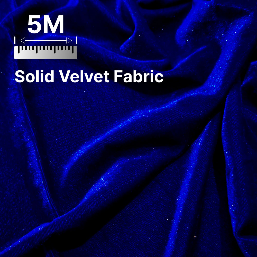 Premium Solid Velvet Fabric for Blouse, Lehenga, Gown, Kurti & Home Decor | 44 Inch Width | 200–220 GSM | Multiple Colors Available