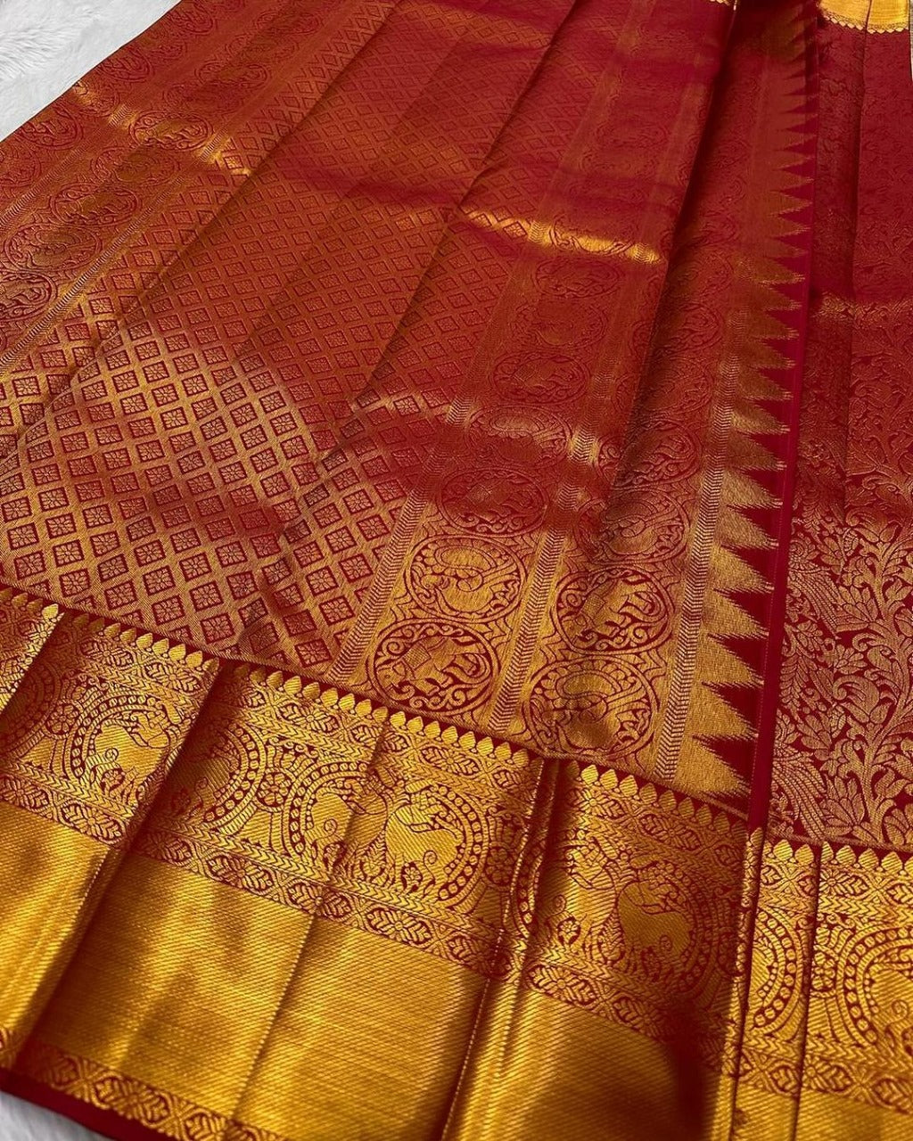 DCPL Banarasi Soft Silk Saree – Colour 1 | Elegant Minimal Weave Design
