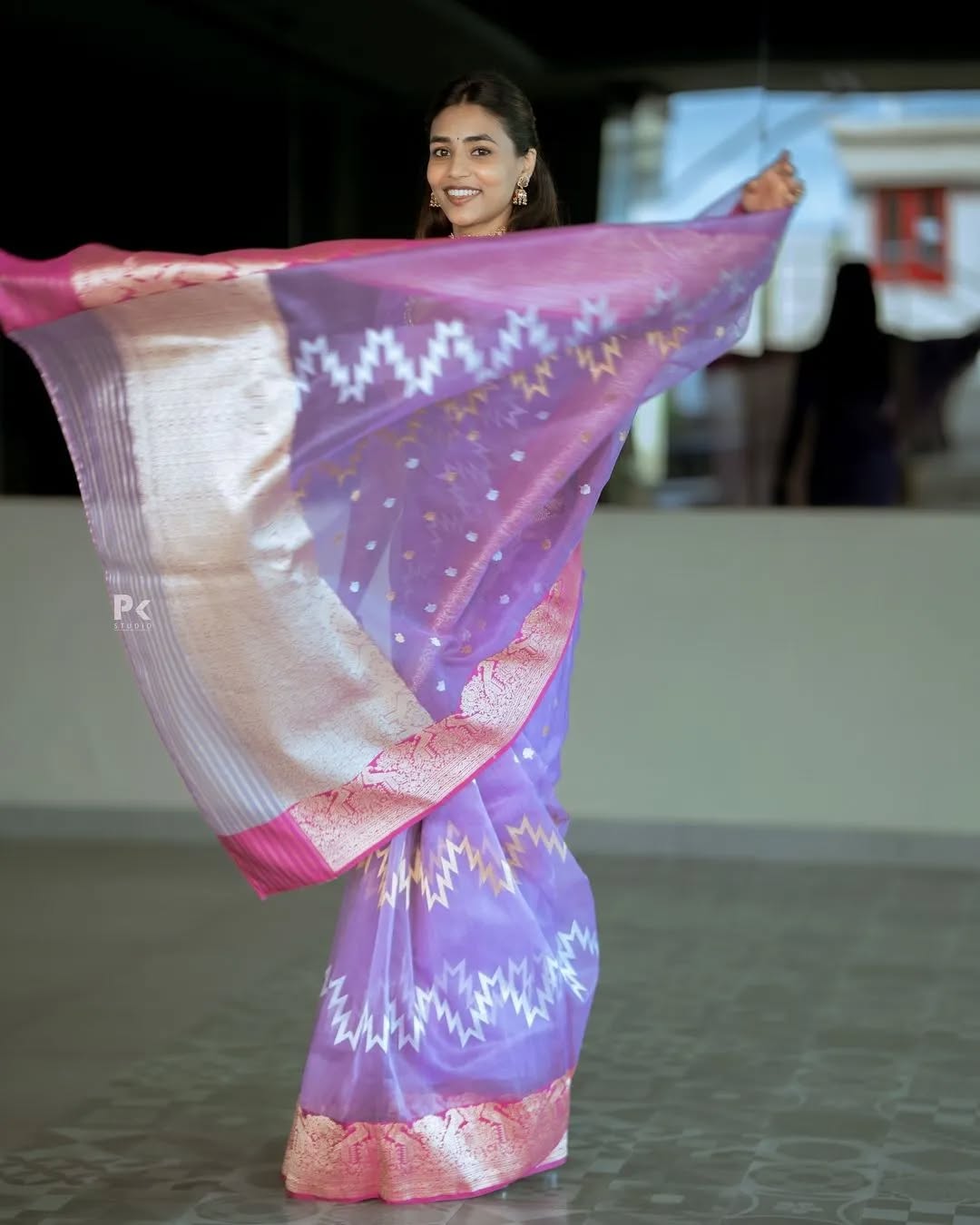Banarasi Soft Silk Saree Colour 1 with Gold Zari Weaving by DCPL