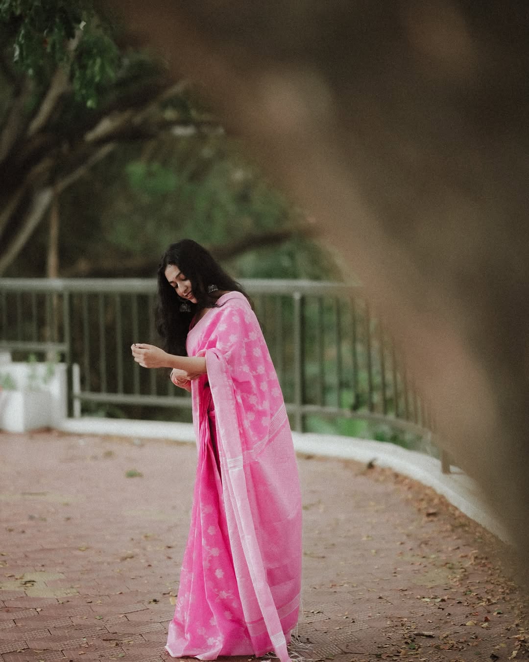 Chic & Subtle: Banarasi Soft Silk Saree - Colour 1