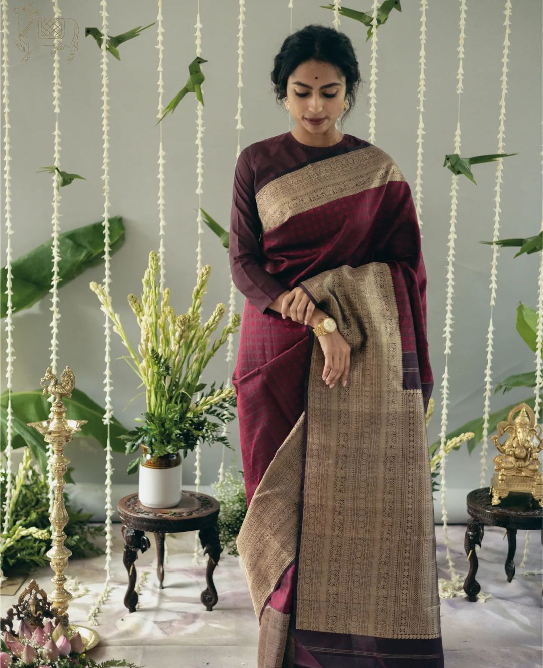 Royal Legacy Banarasi Soft Silk Saree Gold Zari