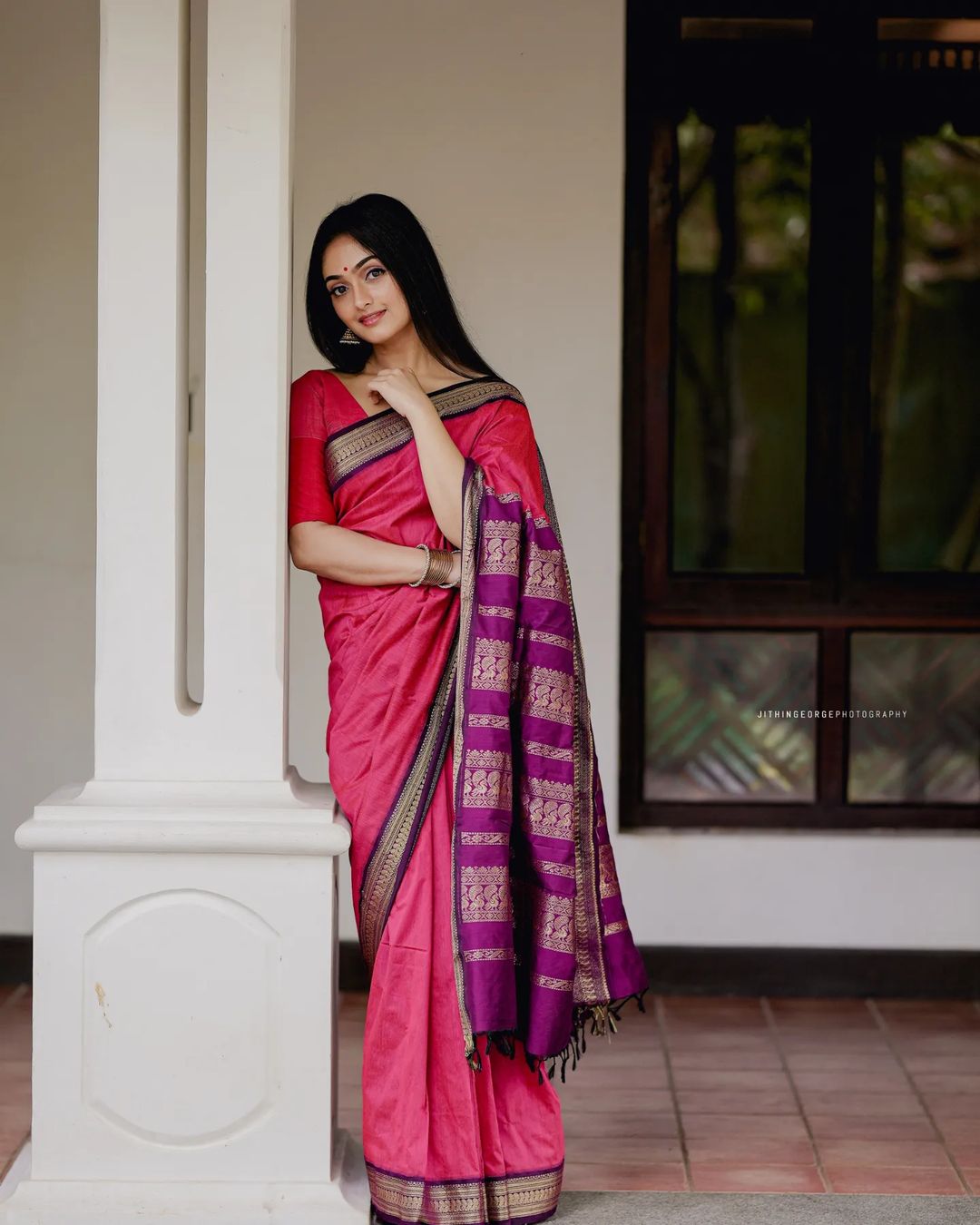 Banarasi Silk Saree collection featuring intricate zari weaving and a heavy traditional border; available in a complete range of six luxurious colors, 