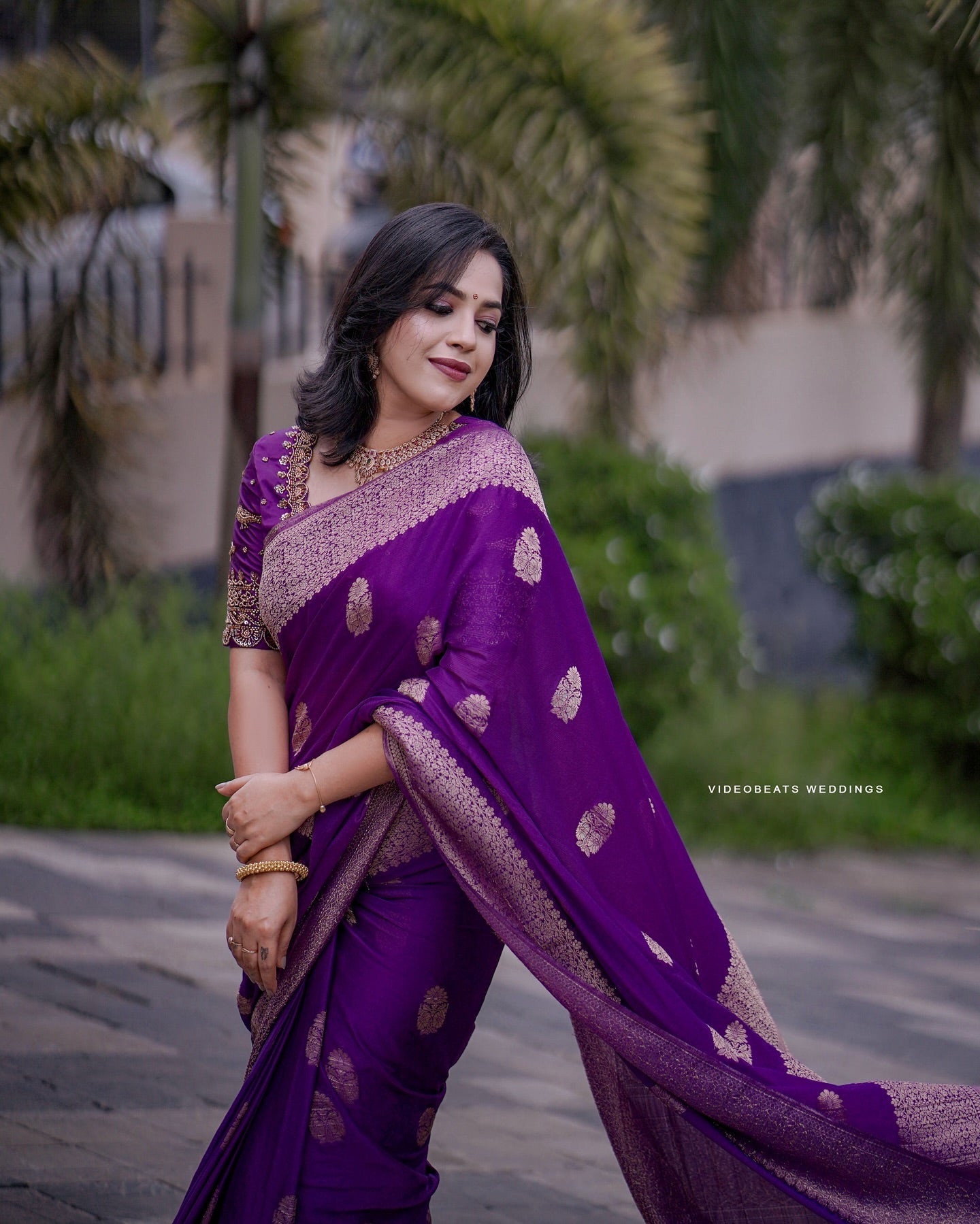 Imperial Charm Banarasi Soft Silk Saree with Elegant Pallu & Fine Brocade – Colour 1