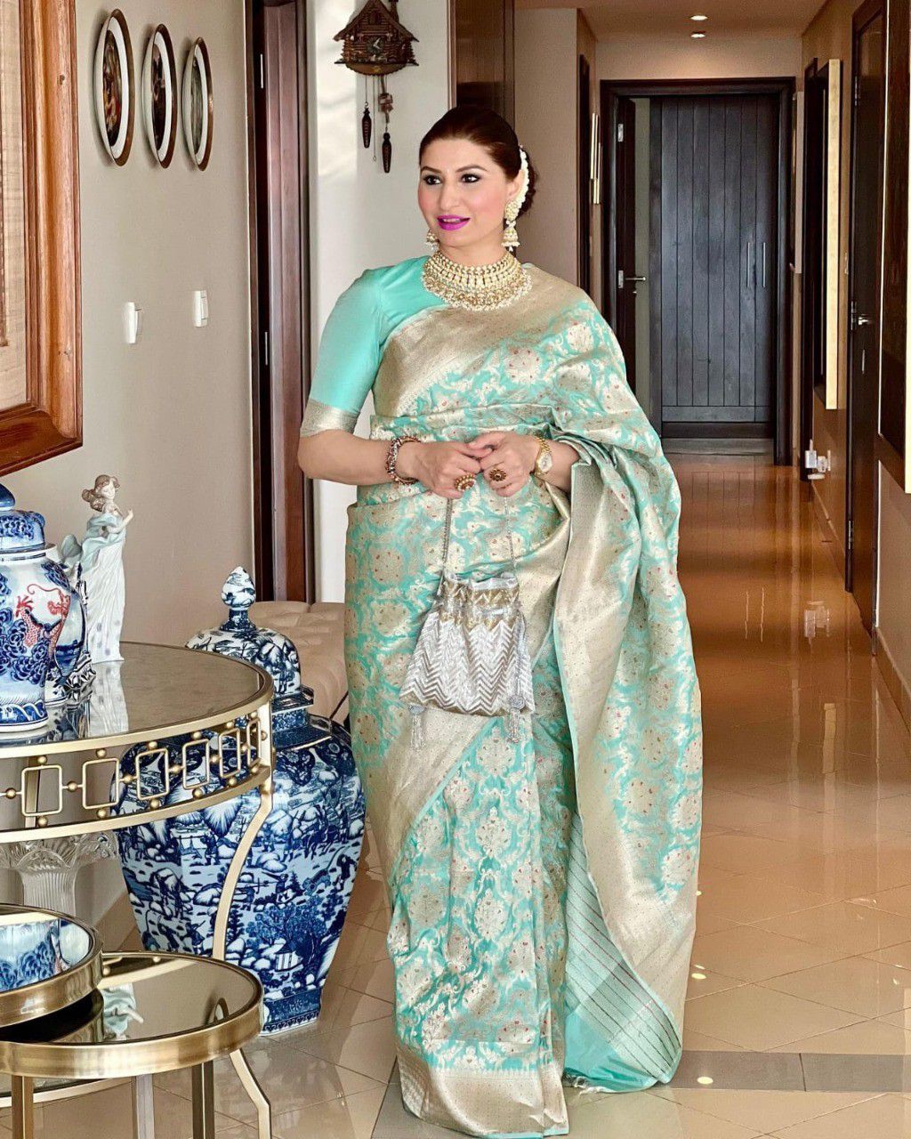 Banarasi Soft Silk Saree – Timeless Classic | Shade 1 | 561GM | 100% Original