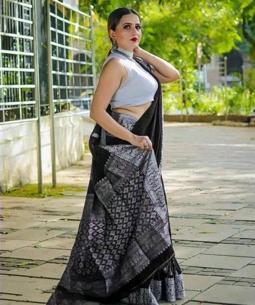 Banarasi Soft Silk Saree with Silver Zari – Shade 5 (475GM)