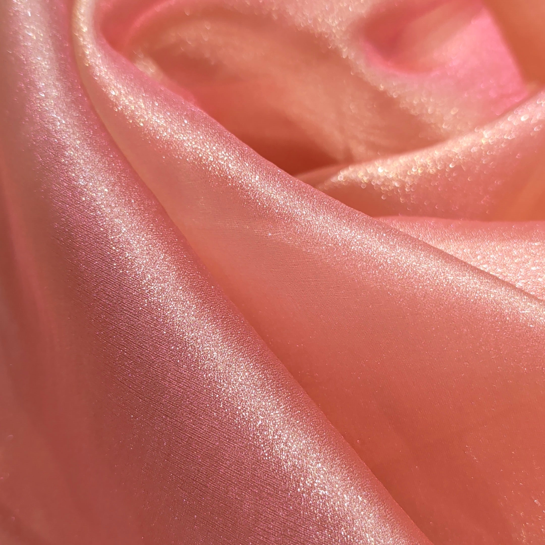 Baby Pink Organza Zari Fabric 1 Meter | Sheer Lightweight Designer Fabric for Saree, Dupatta, Blouse & Ethnic Wear