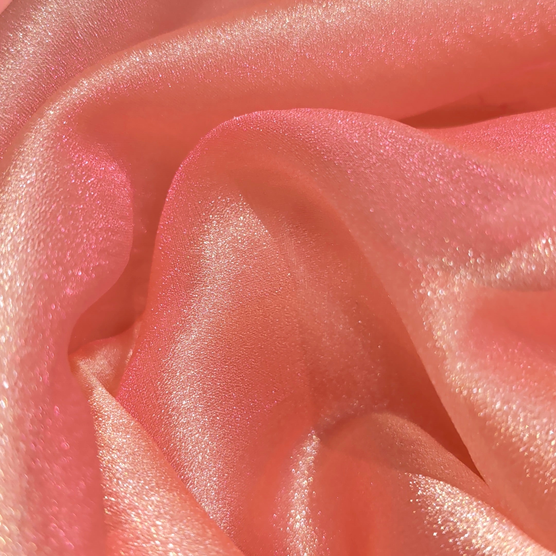 Baby Pink Organza Zari Fabric 1 Meter | Sheer Lightweight Designer Fabric for Saree, Dupatta, Blouse & Ethnic Wear
