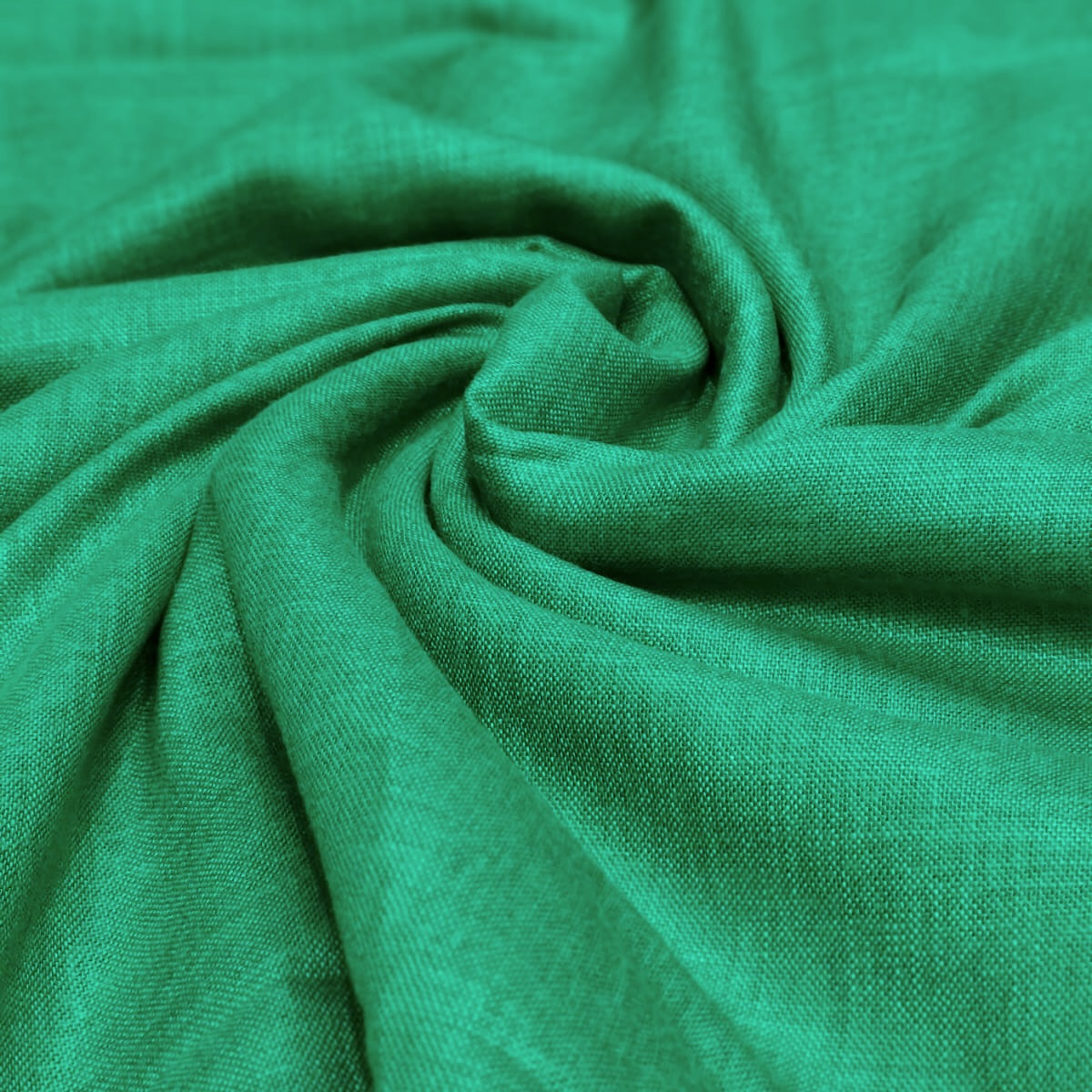 Bottle Green Premium Linen Fabric for Kurti, Blouse & Dress Material | Soft Breathable Linen Cloth