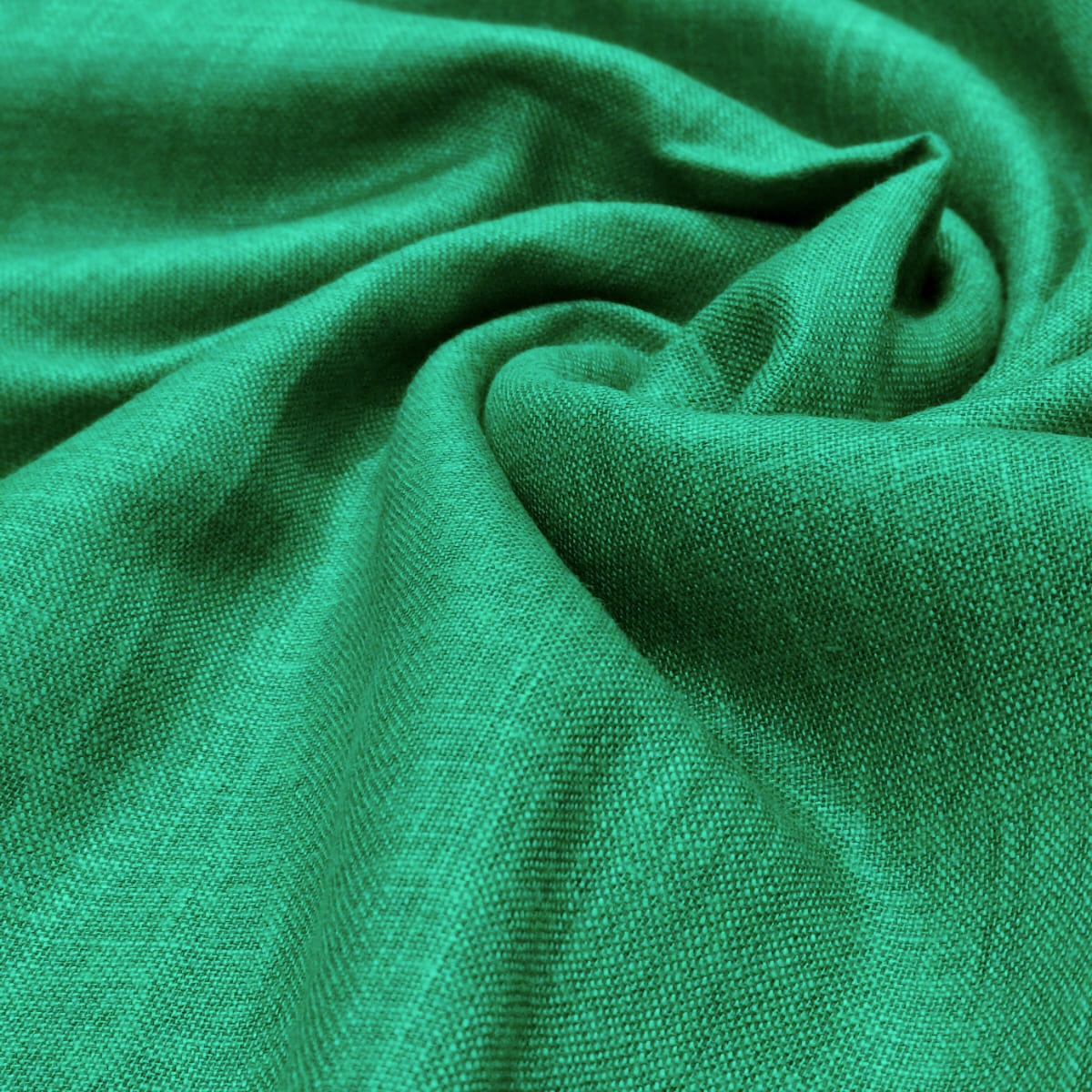 Bottle Green Premium Linen Fabric for Kurti, Blouse & Dress Material | Soft Breathable Linen Cloth