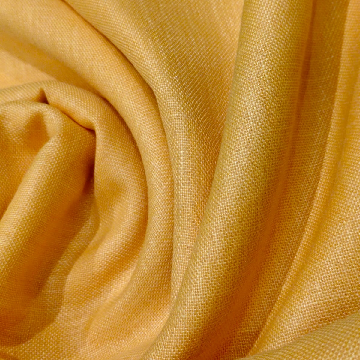 Mustard Yellow Premium Linen Fabric for Kurti, Blouse & Dress Material | Soft Breathable Linen Cloth