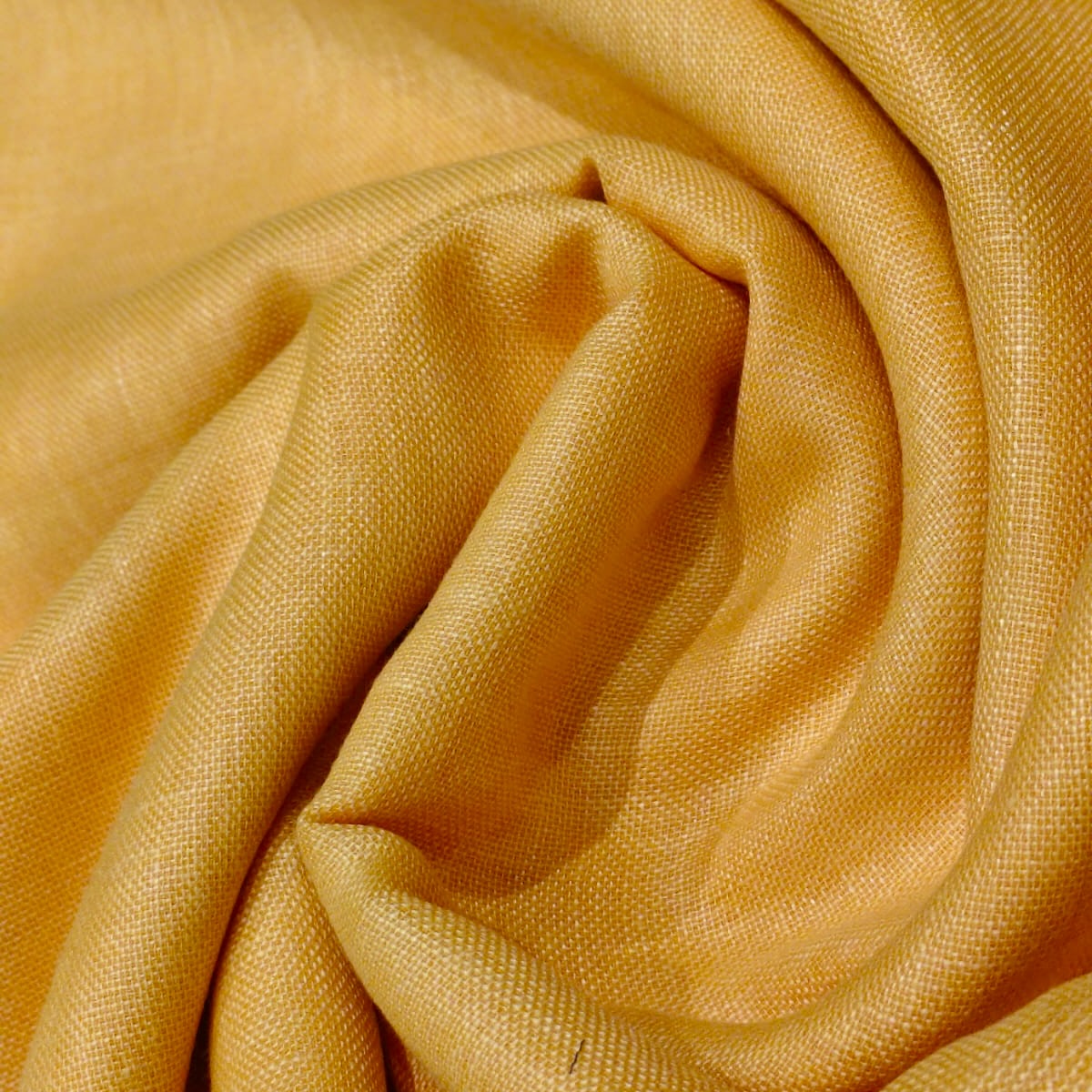 Mustard Yellow Premium Linen Fabric for Kurti, Blouse & Dress Material | Soft Breathable Linen Cloth