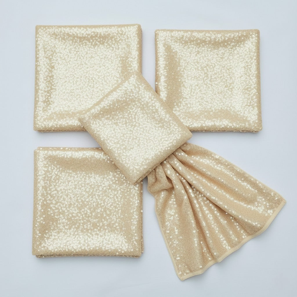 Cream Sequin Rumala Sahib for Guru Granth Sahib Ji | Premium Decorative Rumala Cloth