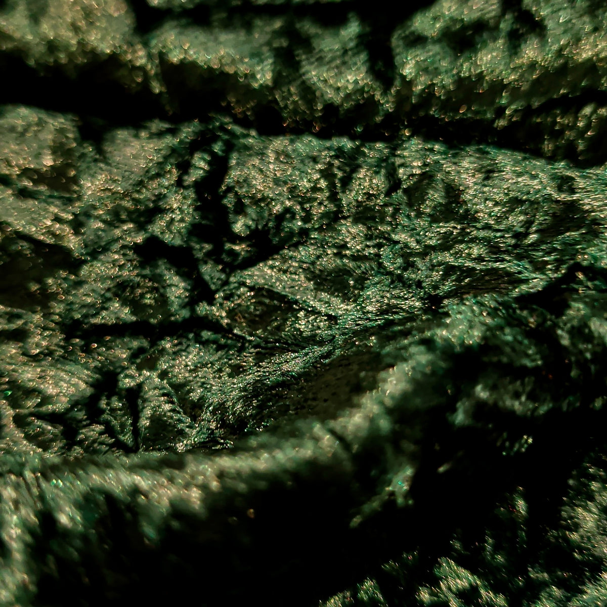 Green Crush Velvet Fabric – Premium Soft Texture | By Meter