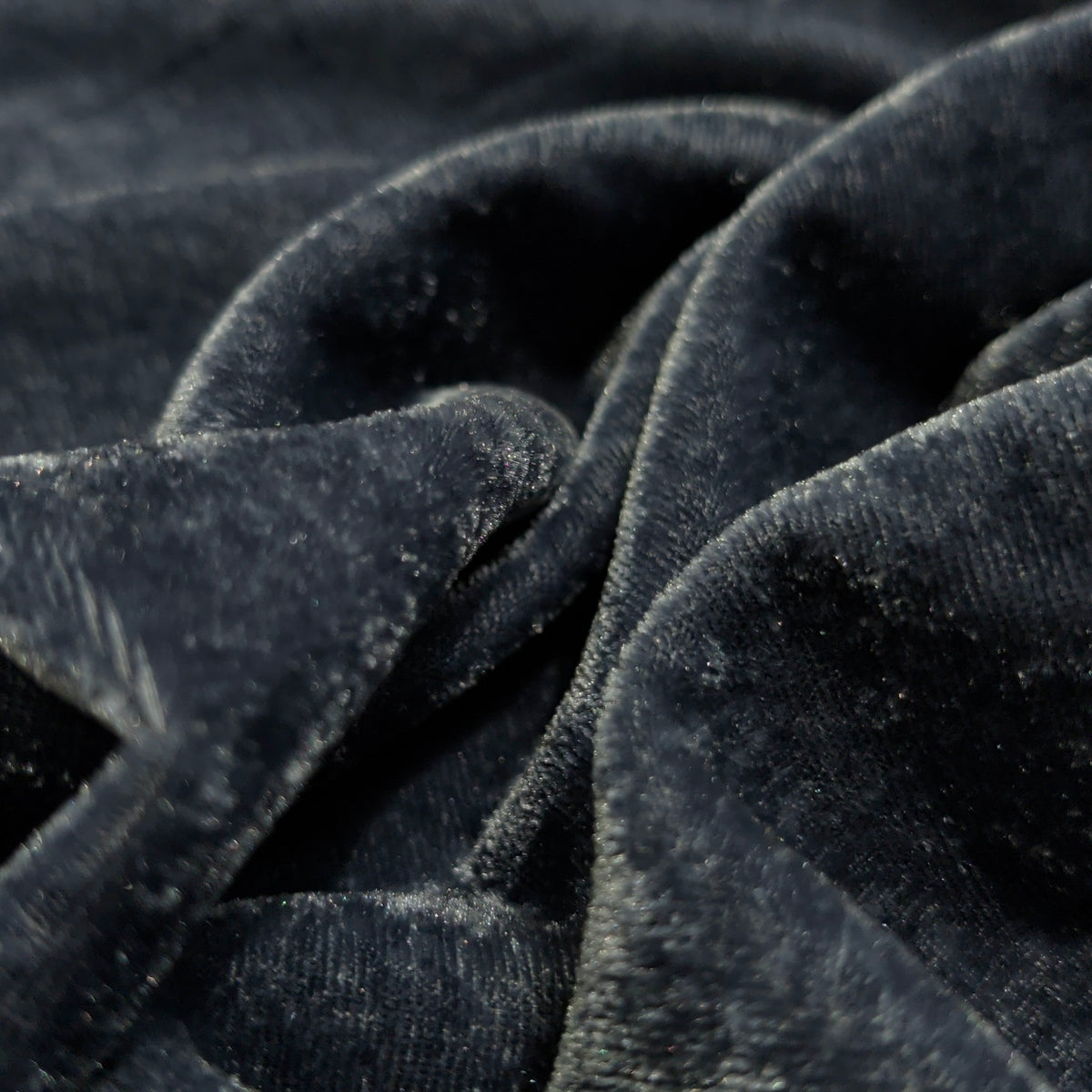 Plain Velvet Fabric Grey – 1 Meter Unstitched Blouse Fabric | 44 Inch Width | 220 GSM