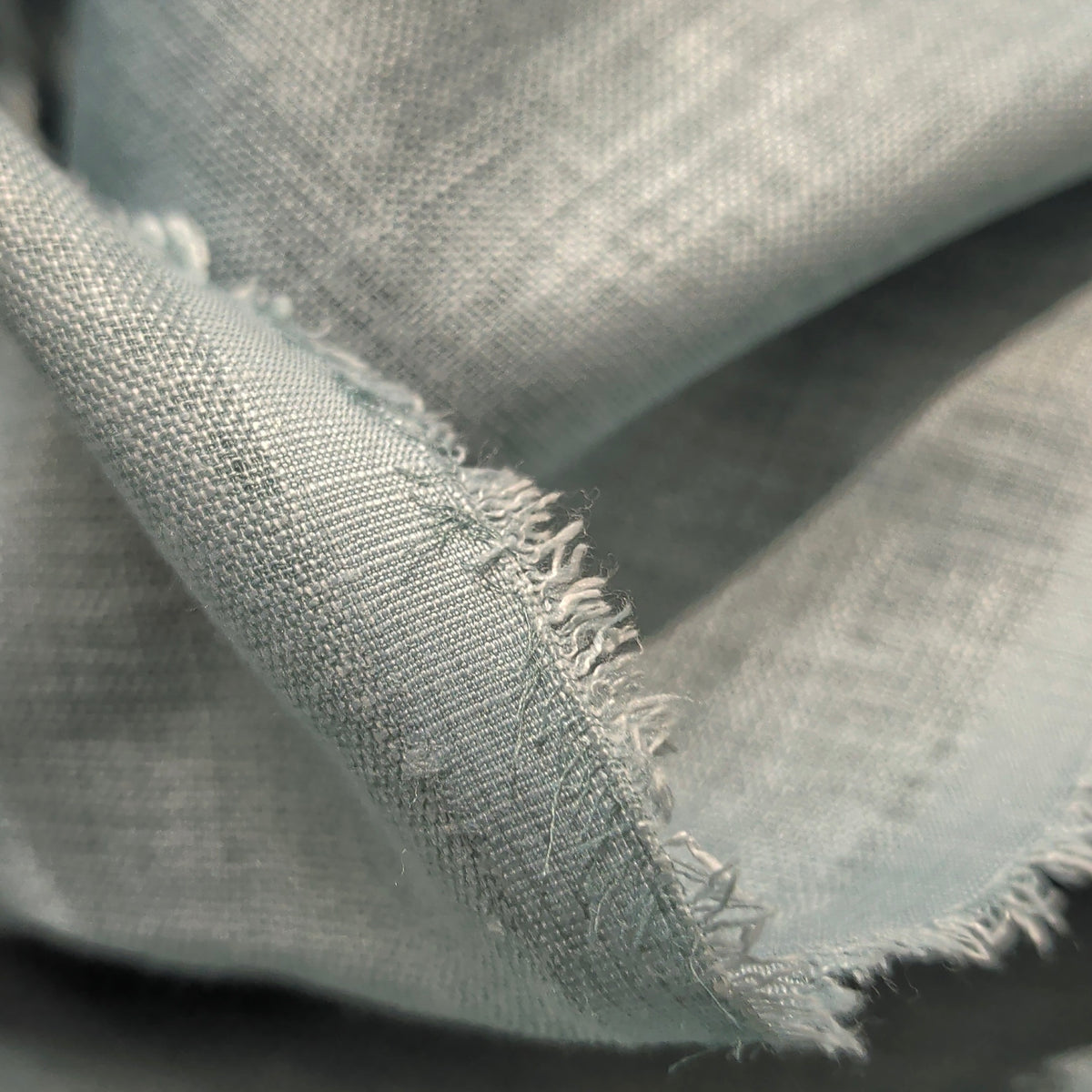 Aqua Blue Premium Linen Fabric for Kurti, Blouse & Dress Material | Soft Breathable Linen Cloth