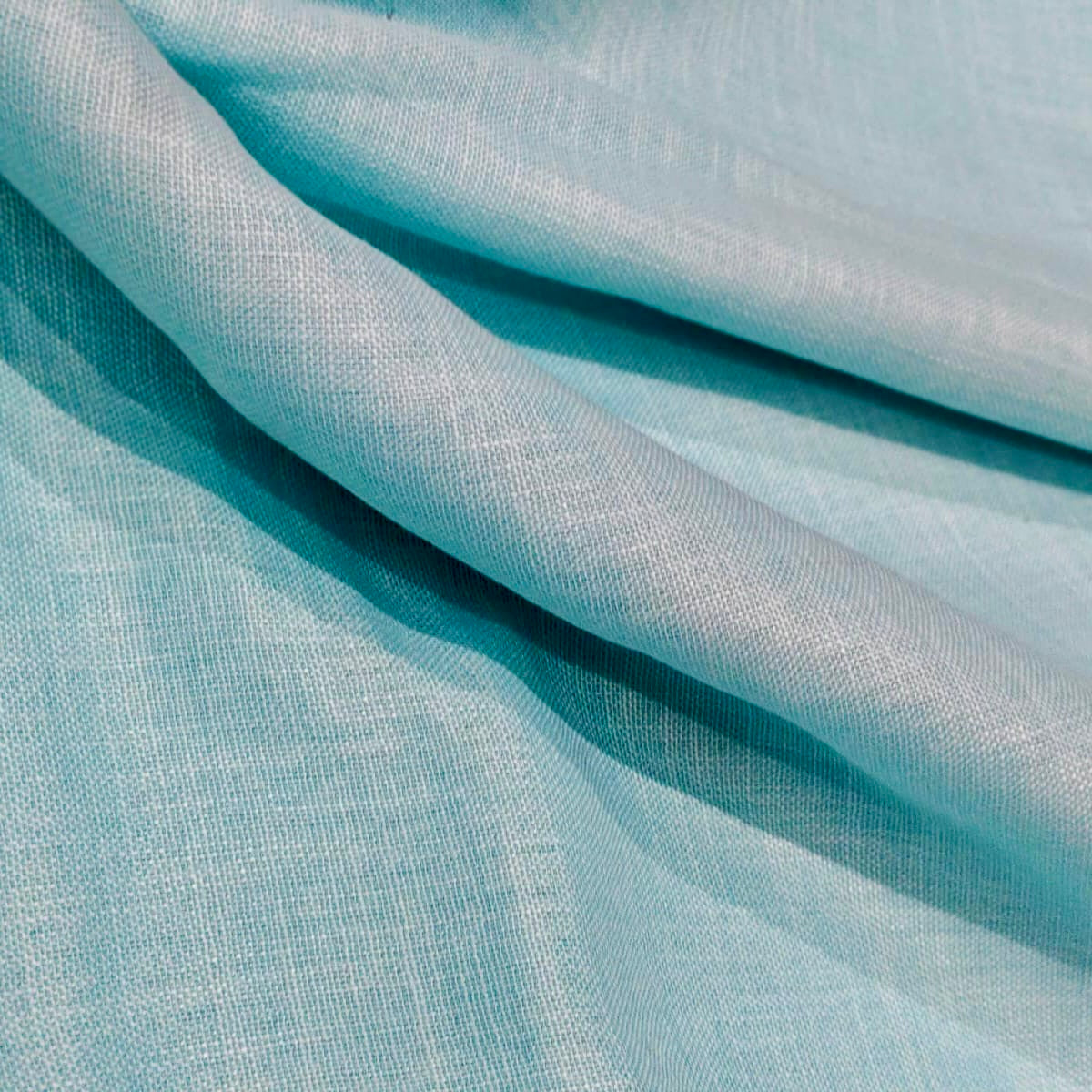 Ice Blue Premium Linen Fabric for Kurti, Blouse & Dress Material | Soft Breathable Linen Cloth