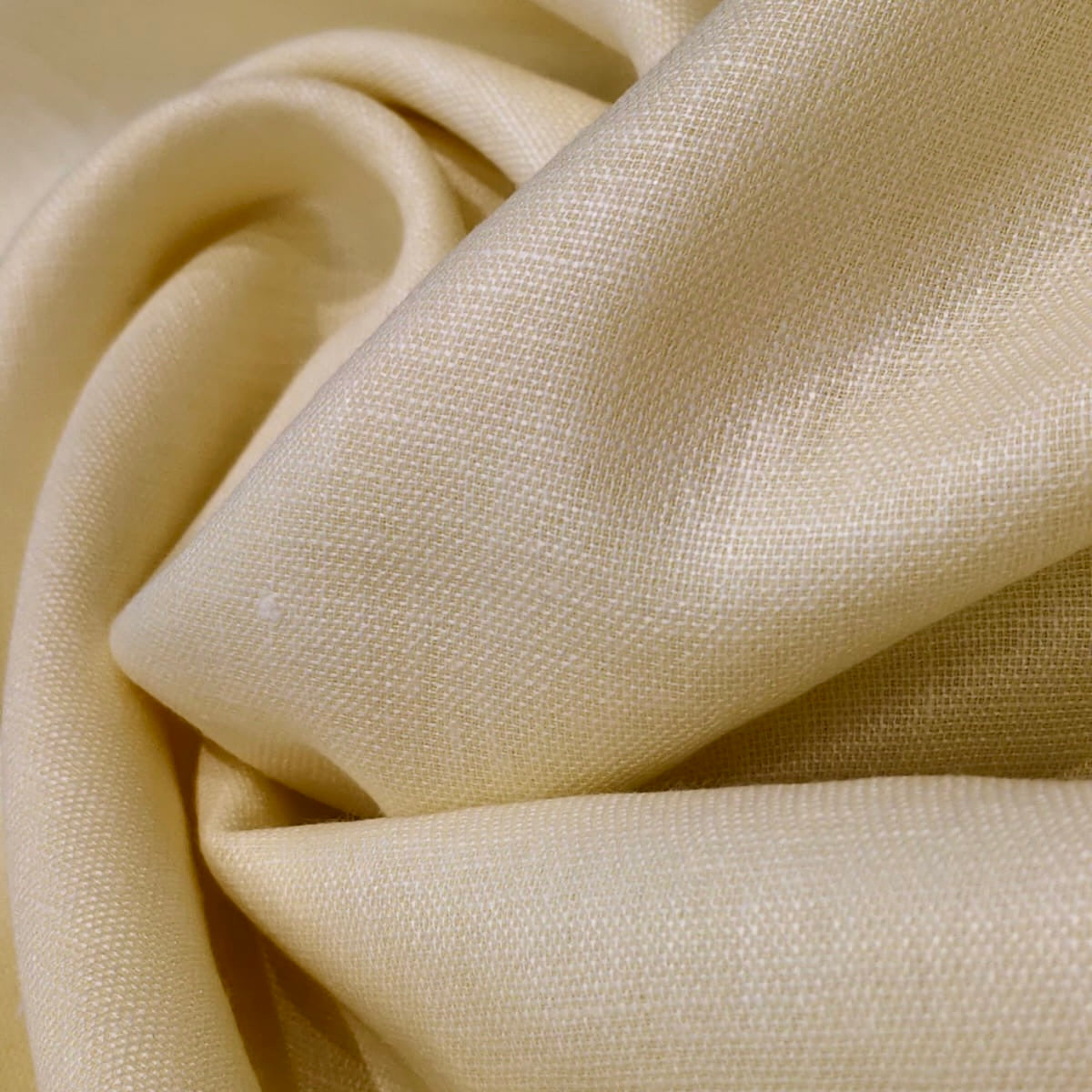 Ivory Beige Premium Linen Fabric for Kurti, Blouse & Dress Material | Soft Breathable Linen Cloth