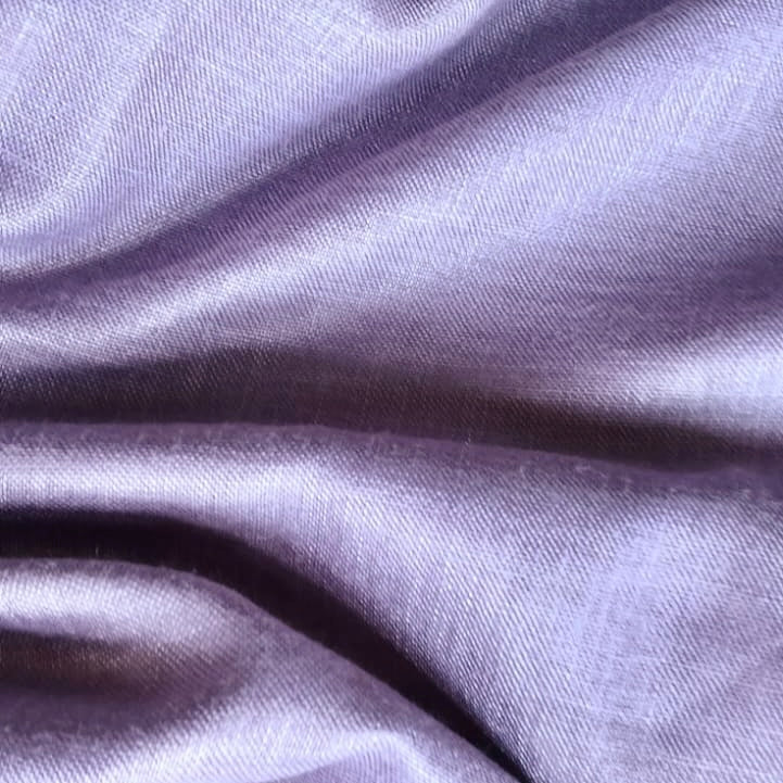 Smoky Lavender Grey Premium Linen Fabric for Kurti, Blouse & Dress Material | Soft Breathable Linen Cloth