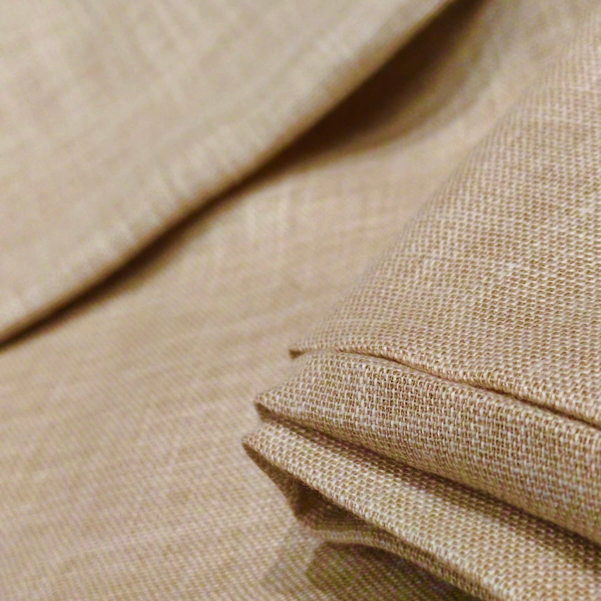 Brown Beige Premium Linen Fabric for Kurti, Blouse & Dress Material | Soft Breathable Linen Cloth