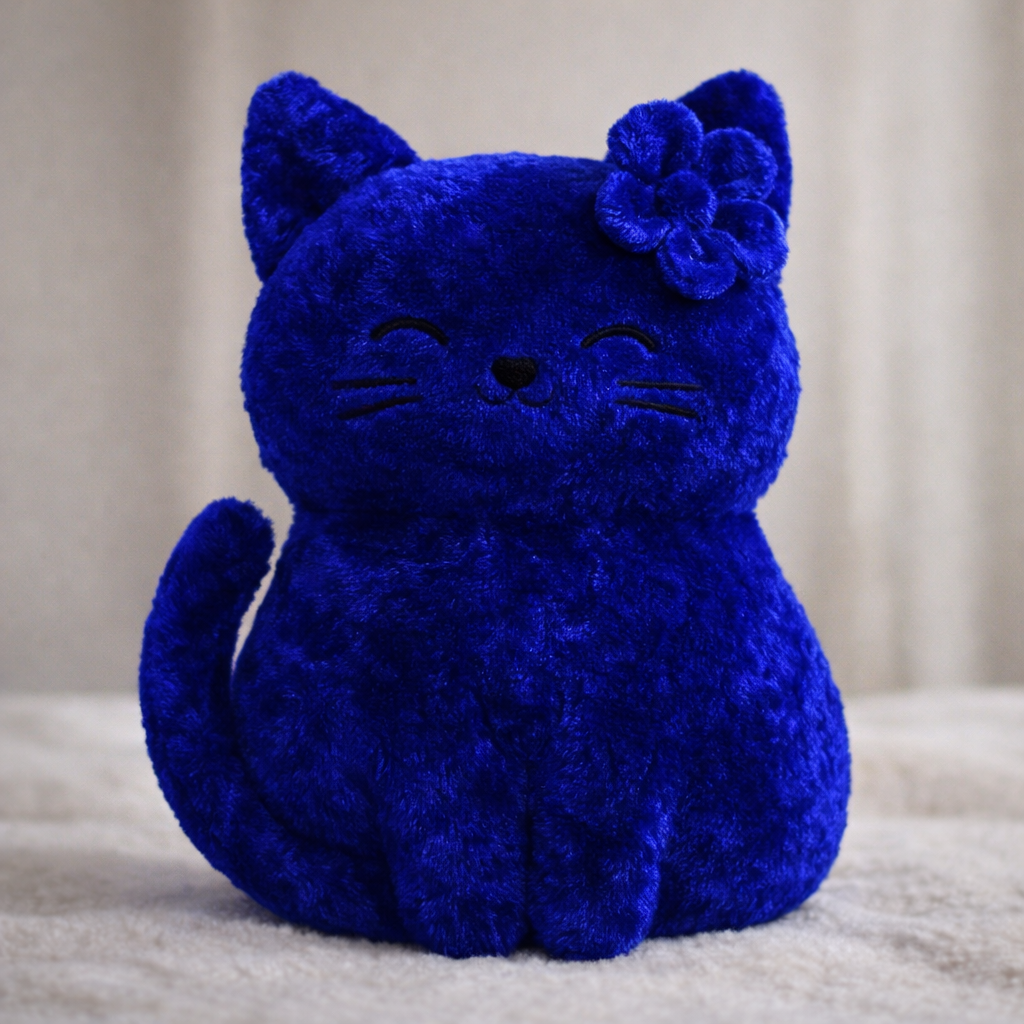 Royal Blue Crush Velvet Fabric – Premium Soft Texture | By Meter