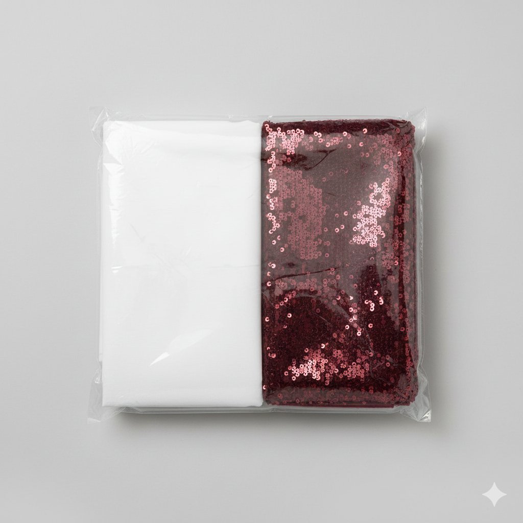 White georgette saree paired with maroon sparkle velvet blouse for elegant festive contrast