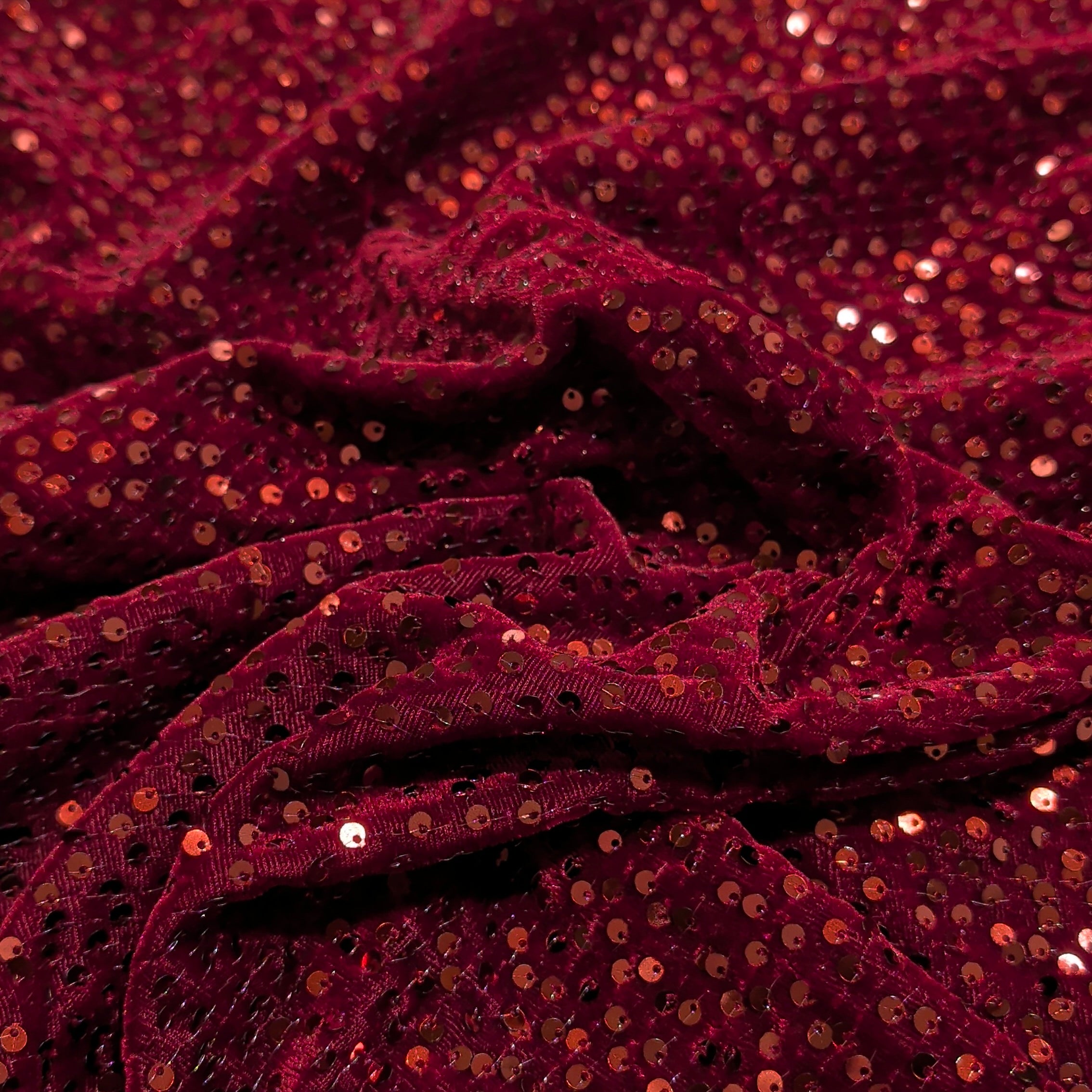Sequence Work Velvet Fabric 1 Meter | Premium Soft Velvet Fabric for Kurti, Dress