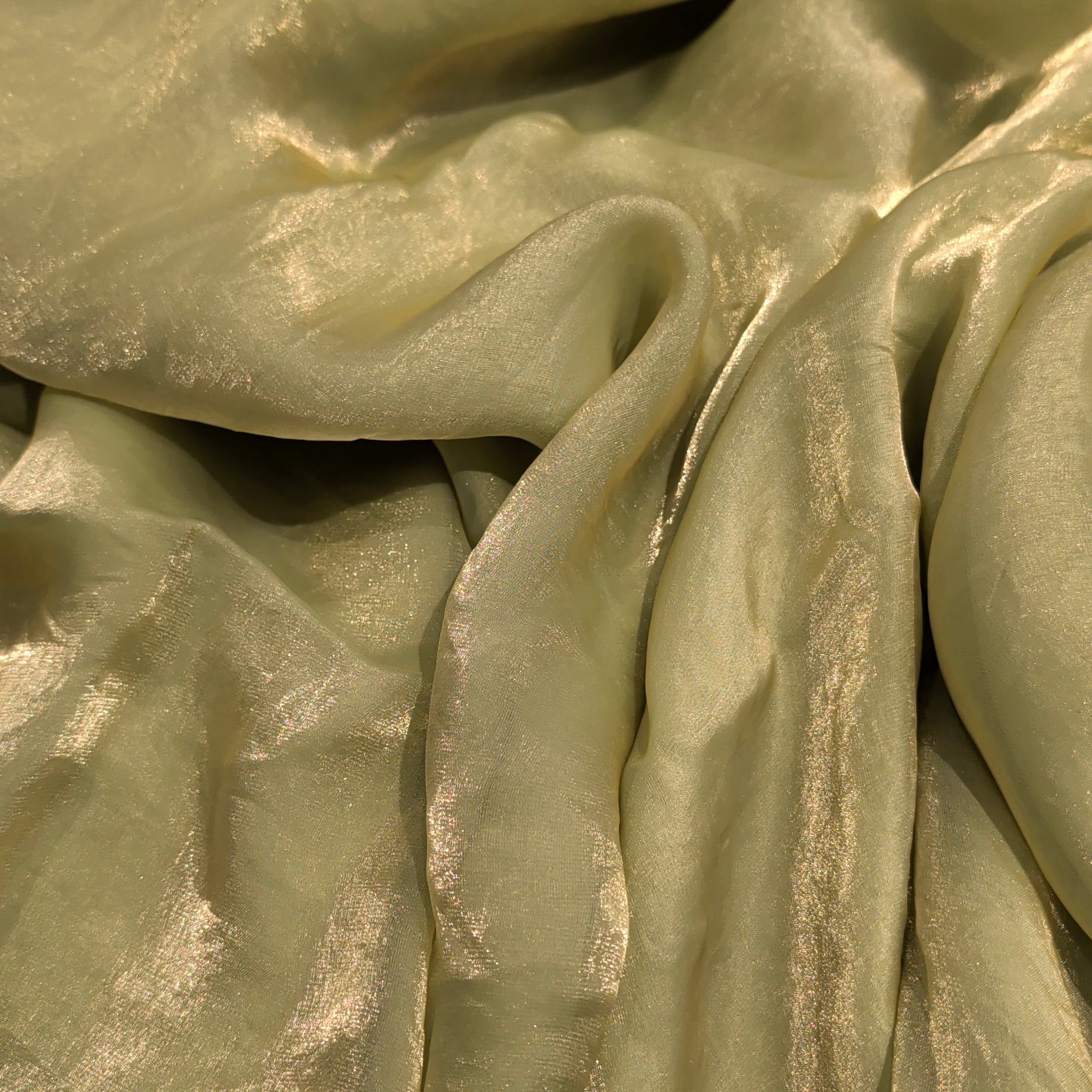 Mint Green Fandi Fabric – Soft Lightweight Plain Fabric for Kurti, Gown & Designer Dresses