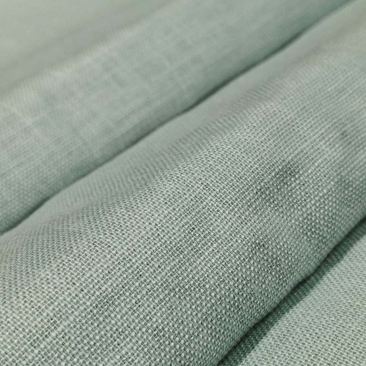 Mint Green Premium Linen Fabric for Kurti, Blouse & Dress Material | Soft Breathable Linen Cloth