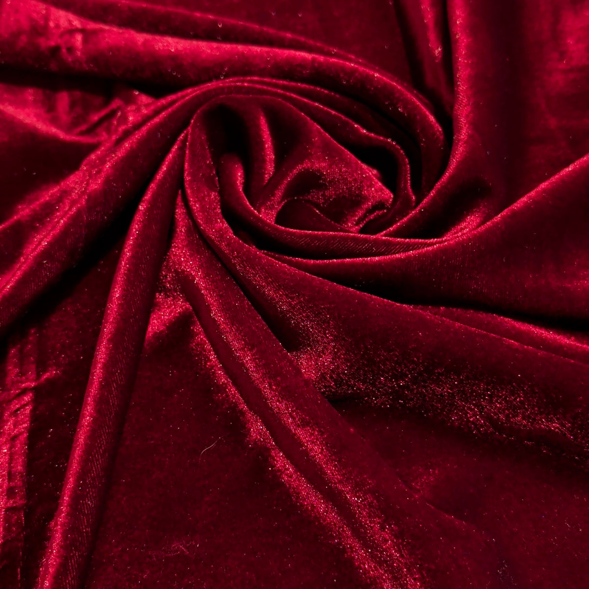 Maroon Ice Velvet Fabric – Premium Soft Finish | By Meter
