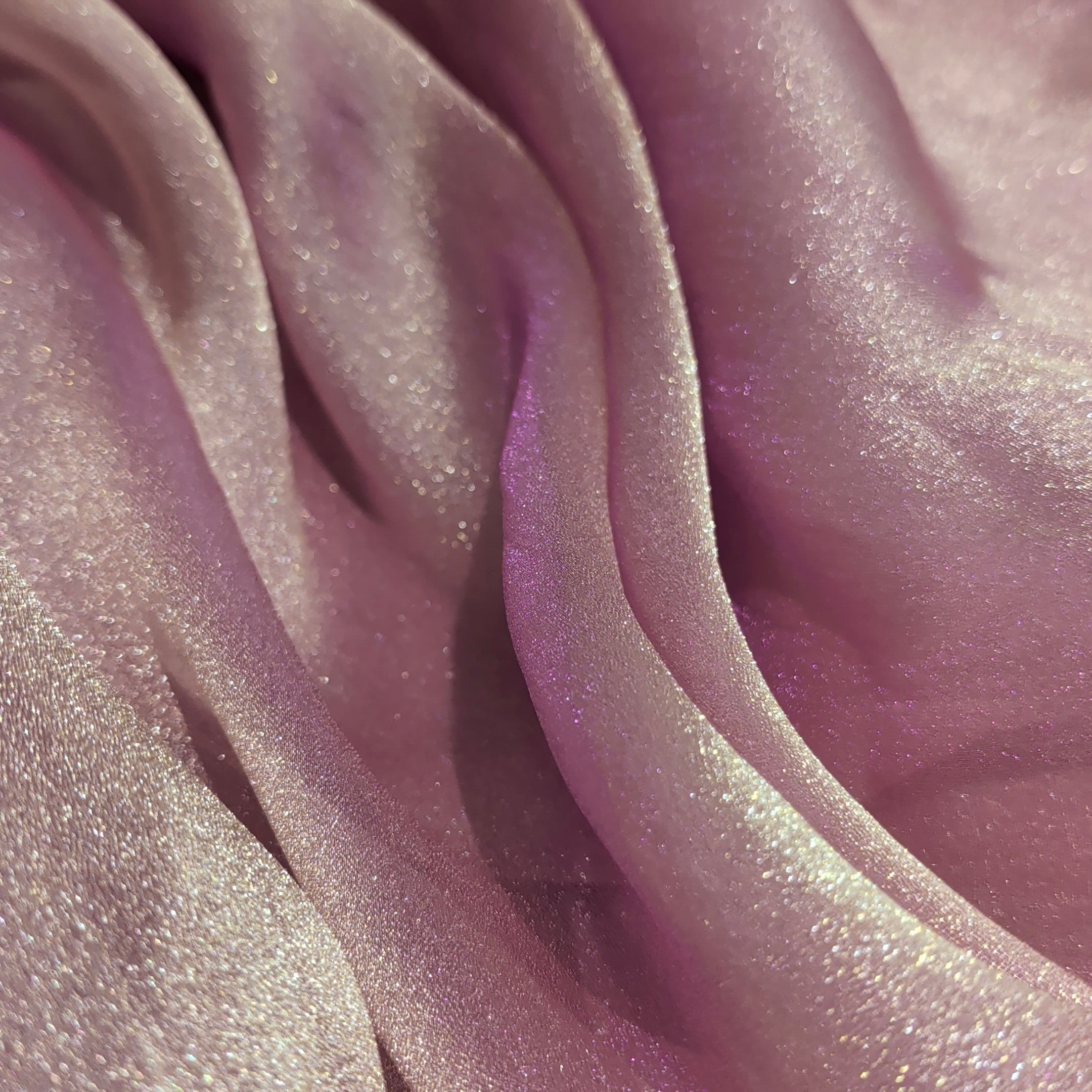 Peach Pink Organza Zari Fabric 1 Meter | Lightweight Sheer Designer Fabric for Saree, Dupatta, Blouse & Ethnic Wear