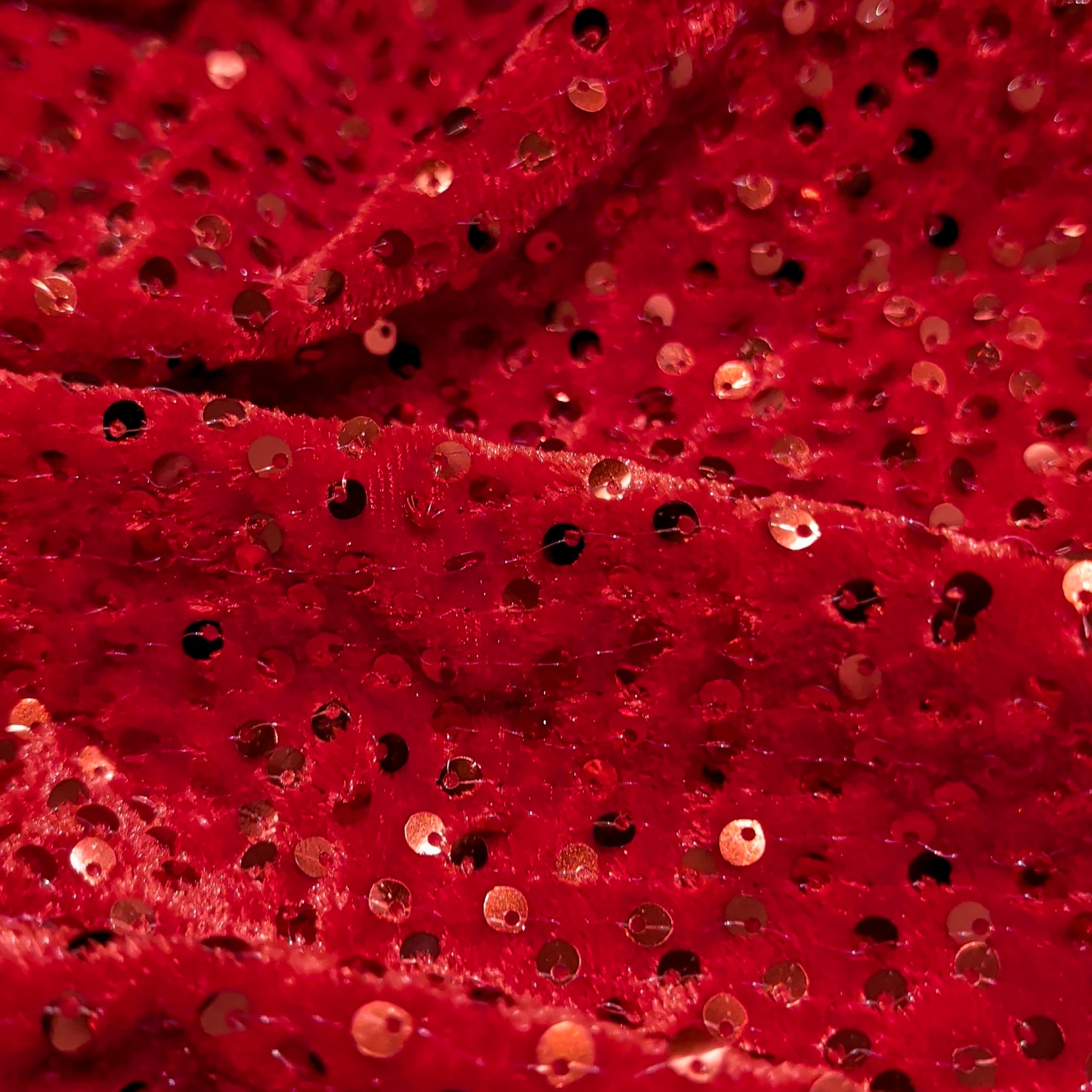 Sequence Work Velvet Fabric 1 Meter | Premium Soft Velvet Fabric for Kurti, Dress