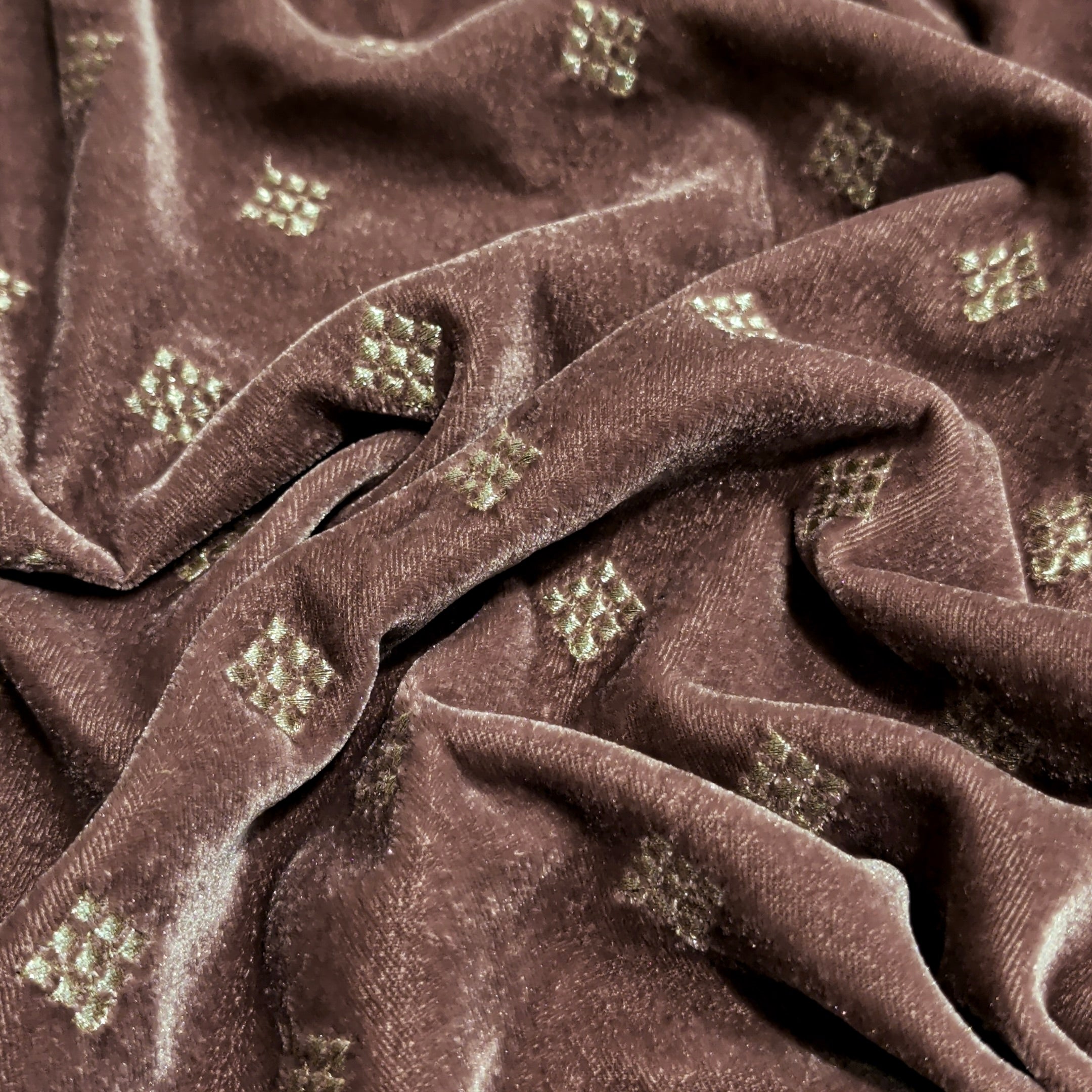 Premium Square Butti Embroidery Fabric – 1 Meter Cut | Elegant Designer Embroidered Material for Kurti, Blouse & Ethnic Wear