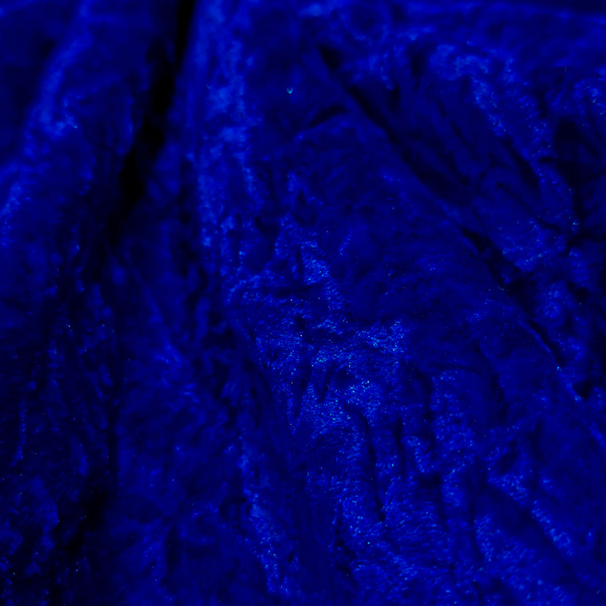 Royal Blue Crush Velvet Fabric – Premium Soft Texture | By Meter