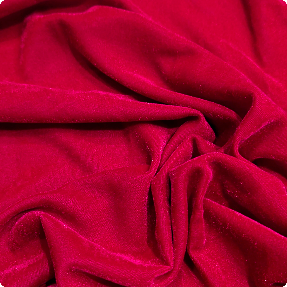Solid Velvet Fabric for Blouse – Plain Unstitched Velvet Cloth – Rani – 1 Meter