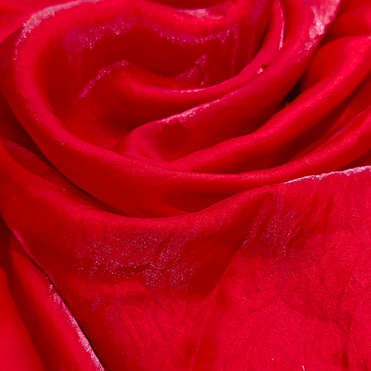 Red Fandi Fabric – Soft Lightweight Plain Fabric for Kurti, Gown & Designer Dresses