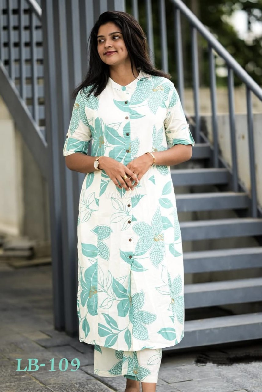 Designer Heavy Rayon Digital Print A-Line Kurti Co-Ord Set for Women