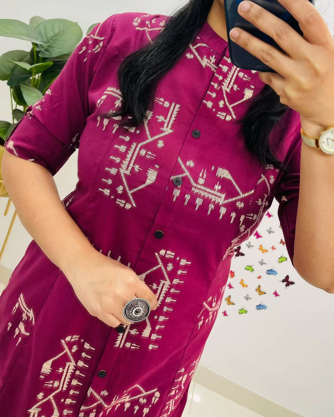 Designer Heavy Rayon Digital Print A-Line Kurti Co-Ord Set with Ankle Length Pant