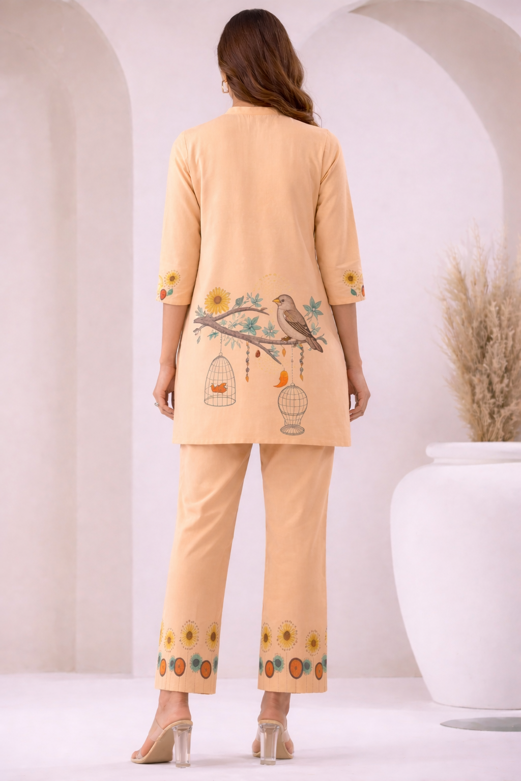 Stylish Polyrayon Digital Print Coord Set for Women