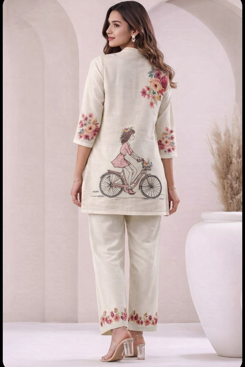 Stylish Poly Rayon Co-Ord Set for Women Daily and Office Wear
