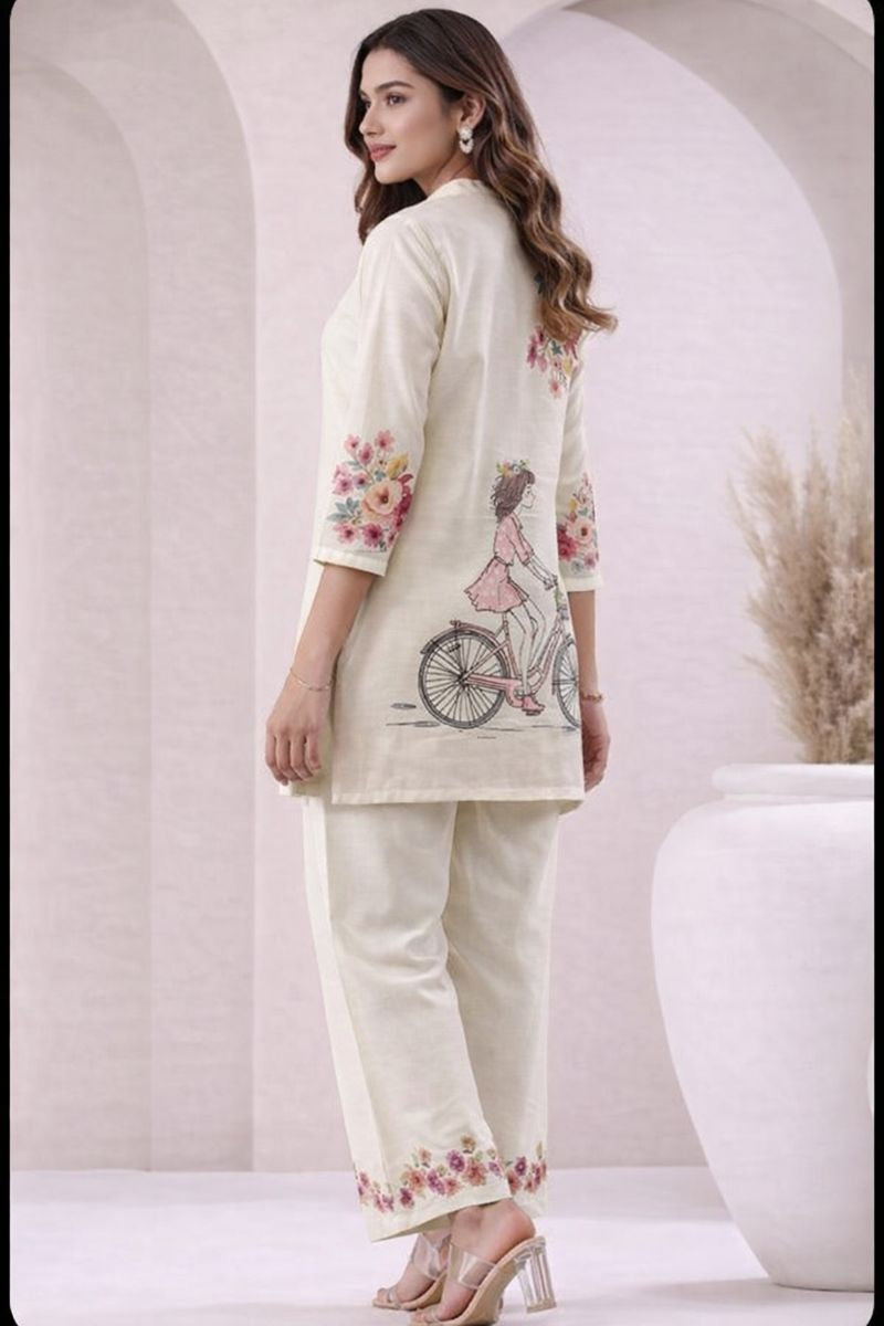 Stylish Poly Rayon Co-Ord Set for Women Daily and Office Wear