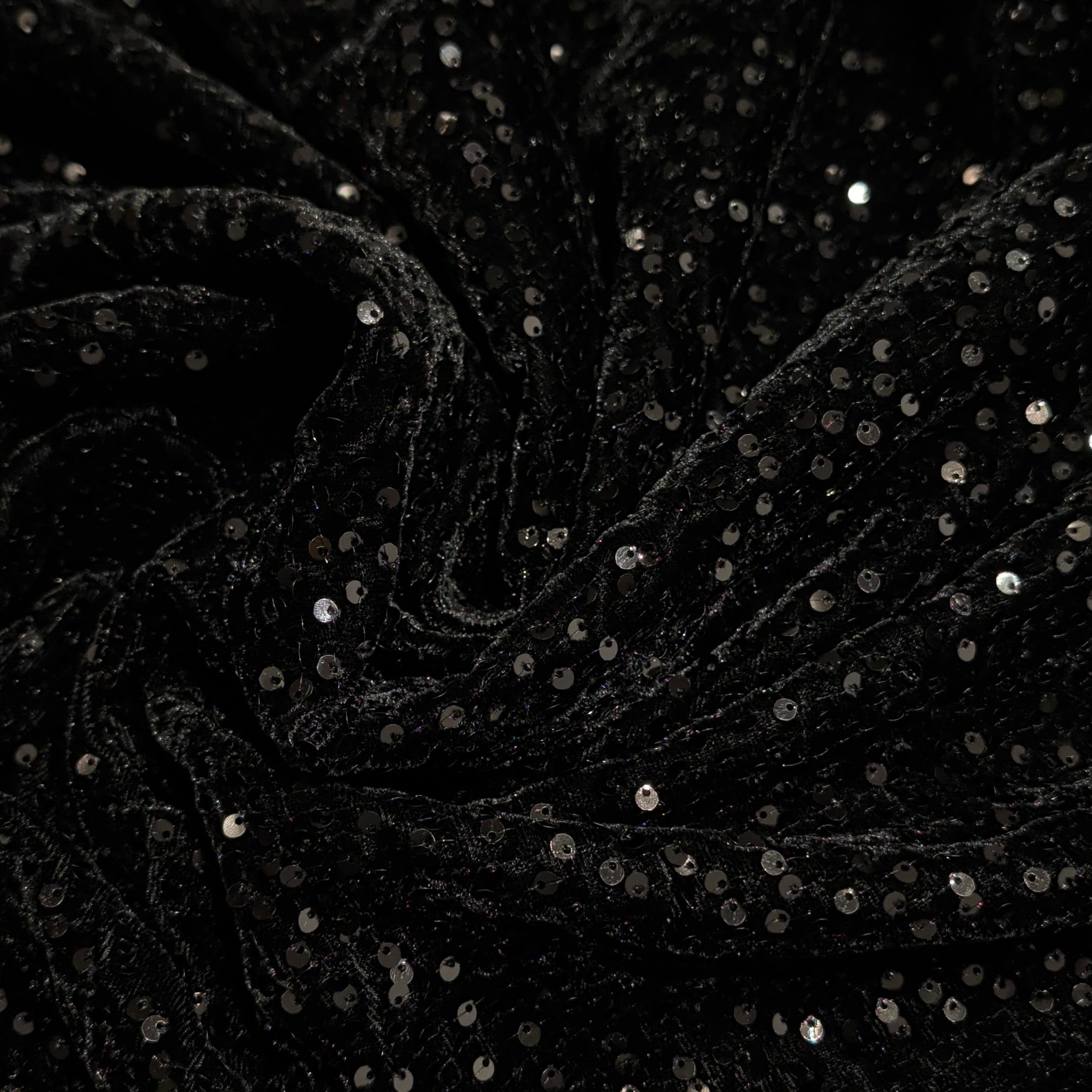 Sequence Work Velvet Fabric 1 Meter | Premium Soft Velvet Fabric for Kurti, Dress