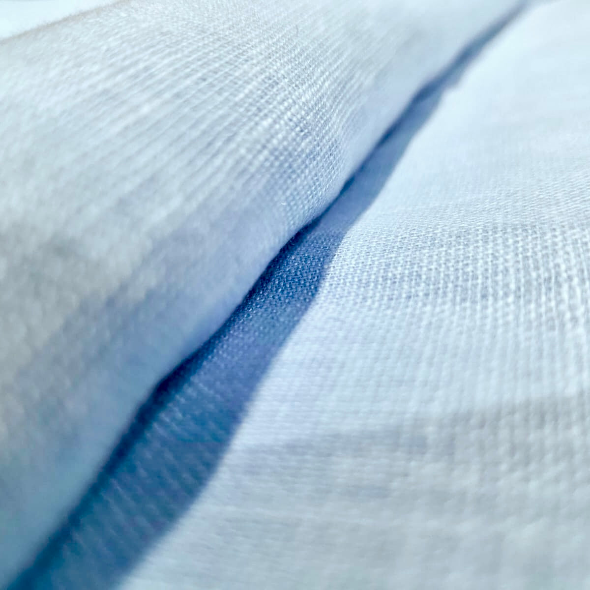 Premium Powder Blue Linen Fabric for Kurti Shirt and Dress | Soft Breathable Plain Linen Cloth | Boutique Quality Fabric