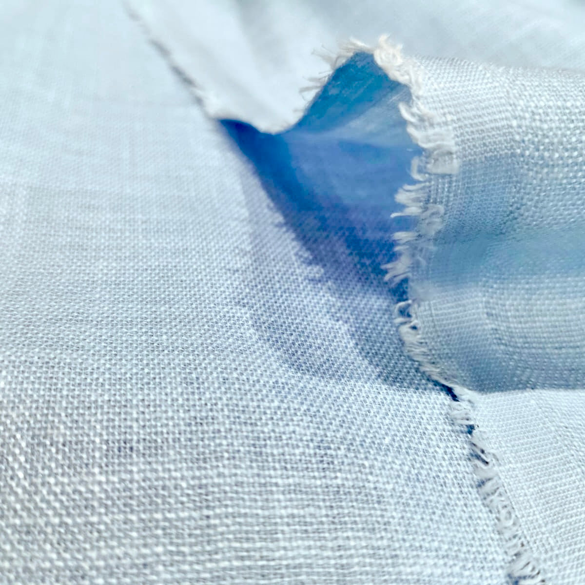 Premium Powder Blue Linen Fabric for Kurti Shirt and Dress | Soft Breathable Plain Linen Cloth | Boutique Quality Fabric
