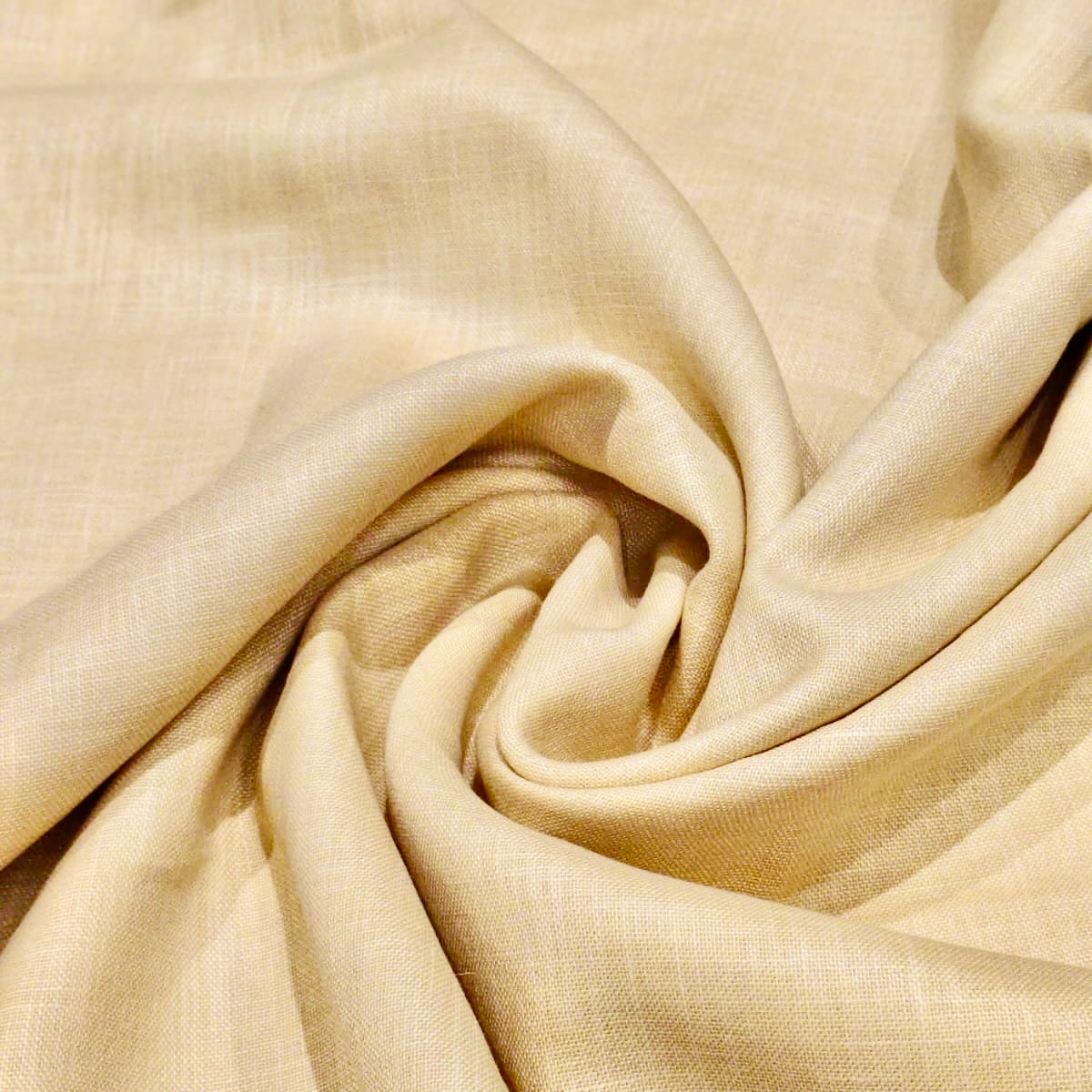 Soft Beige Premium Linen Fabric for Kurti, Blouse & Dress Material | Soft Breathable Linen Cloth
