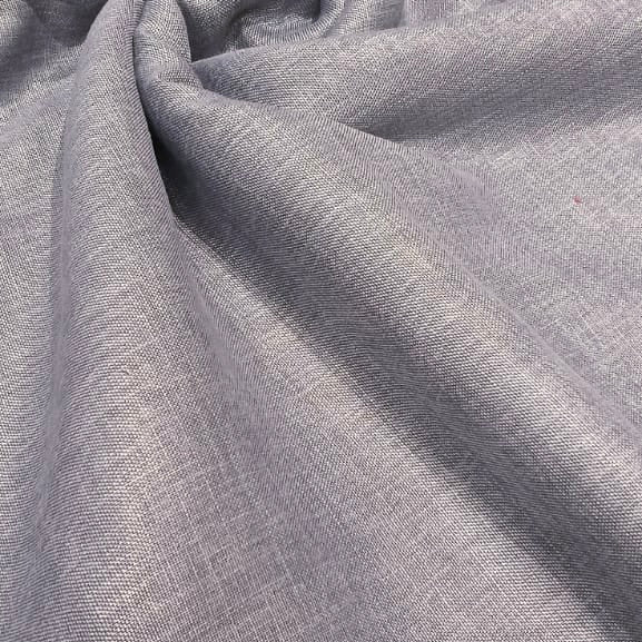 Ash Grey Premium Linen Fabric for Kurti, Blouse & Dress Material | Soft Breathable Linen Cloth