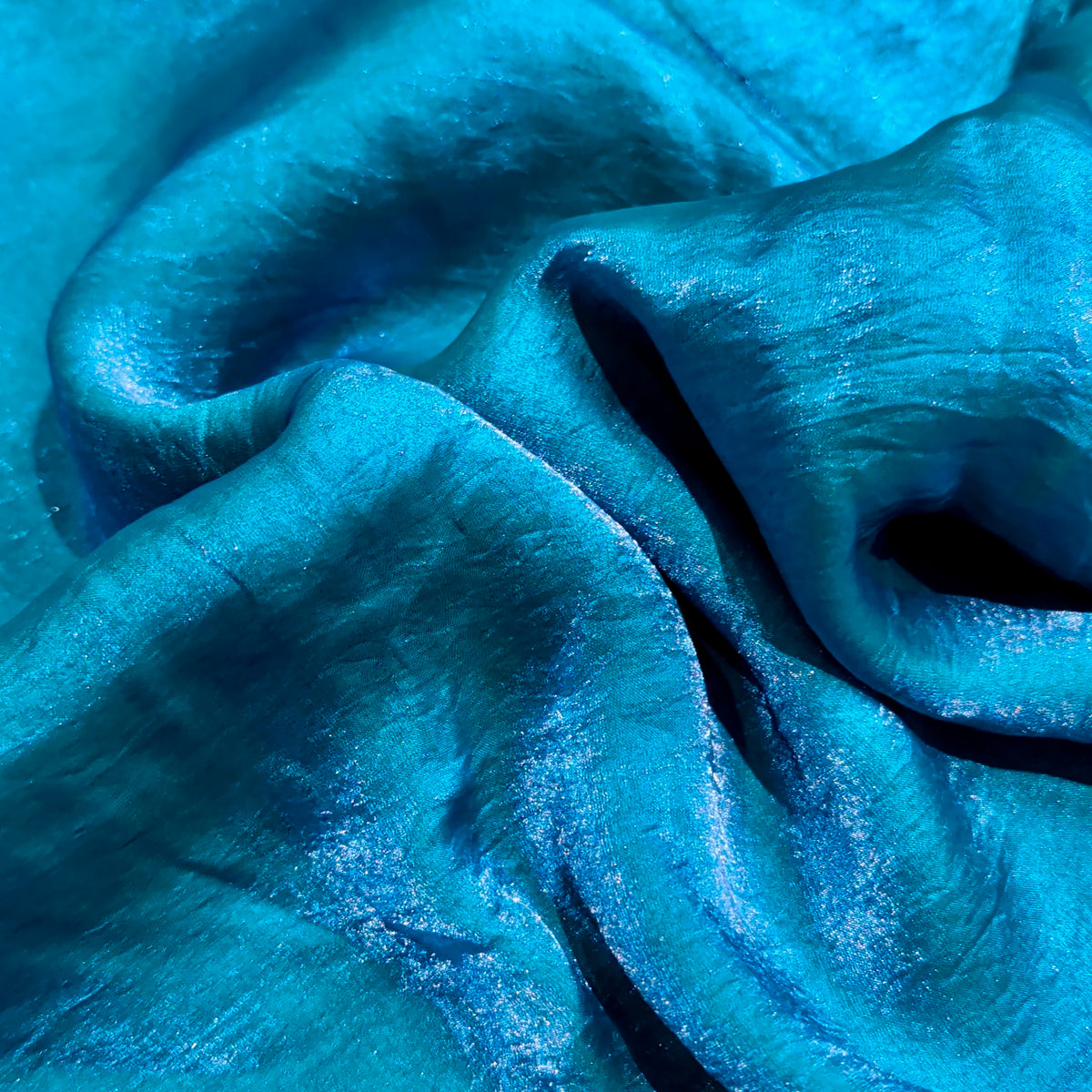 Teal Fandi Fabric – Soft Lightweight Plain Fabric for Kurti, Gown & Designer Dresses