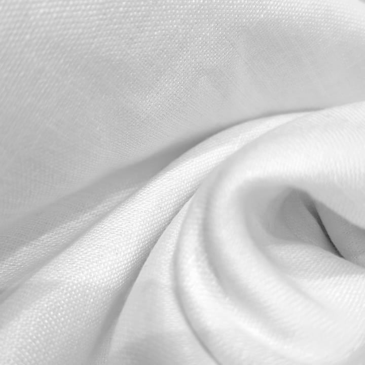 White Linen Fabric – 5 Meter Premium Breathable Linen for Kurti, Saree & Suit