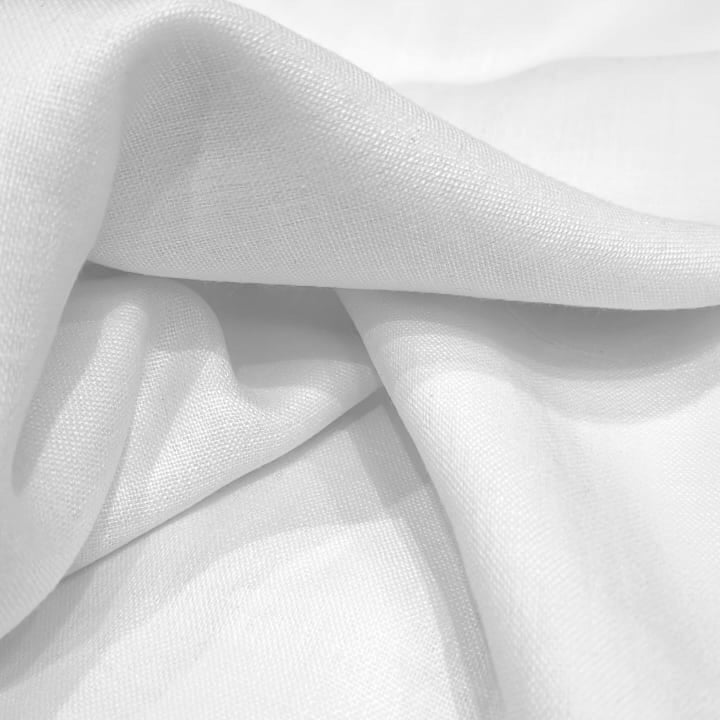 Premium White Linen Fabric | Soft Breathable Plain Linen Cloth for Kurti, Shirt & Dress | Boutique Quality Fabric Material
