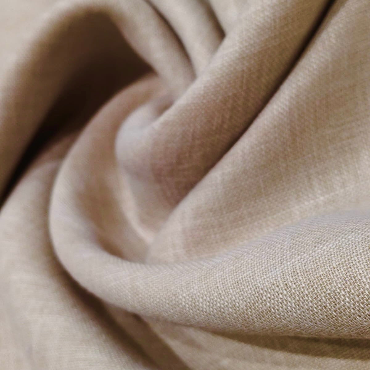 Wheat Beige Premium Linen Fabric for Kurti, Blouse & Dress Material | Soft Breathable Linen Cloth